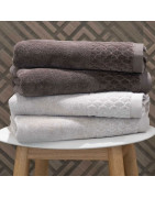 Modern bath towels